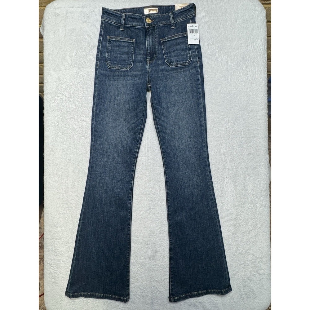 Kut from the kloth women's jeans Ana High Rise Flare Sz 2 Inseam 32 NWT